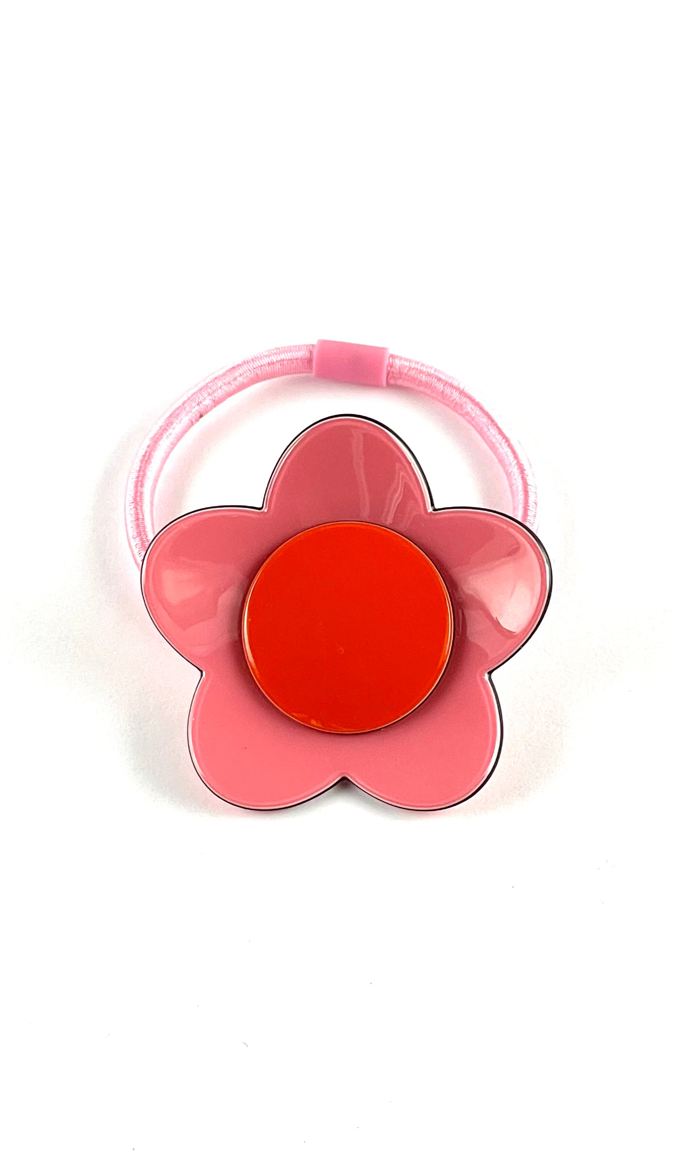Bibi flower ponytail - sweet pink