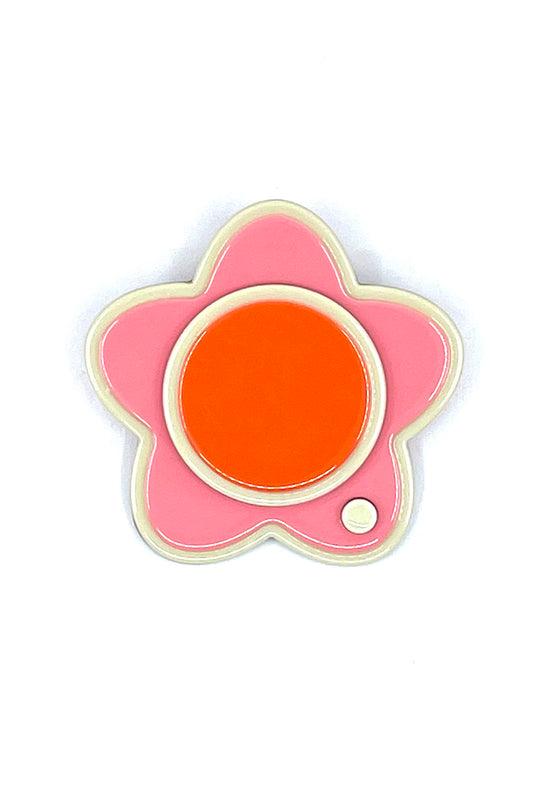 Large Bibi Brooch - Sweet pink