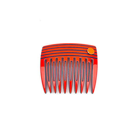 Sorrento stripe side comb - Orange