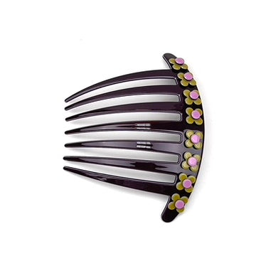 Hanover French Pleat Comb - Deep Aubergine