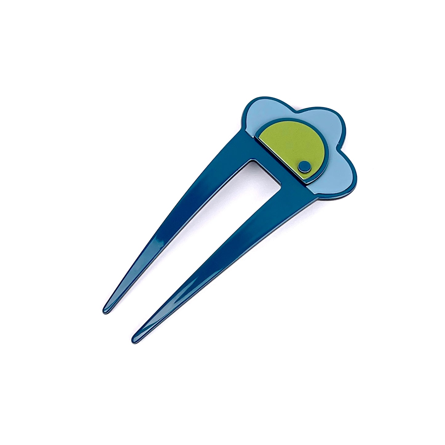 Bibi hair pin - Tealy blue