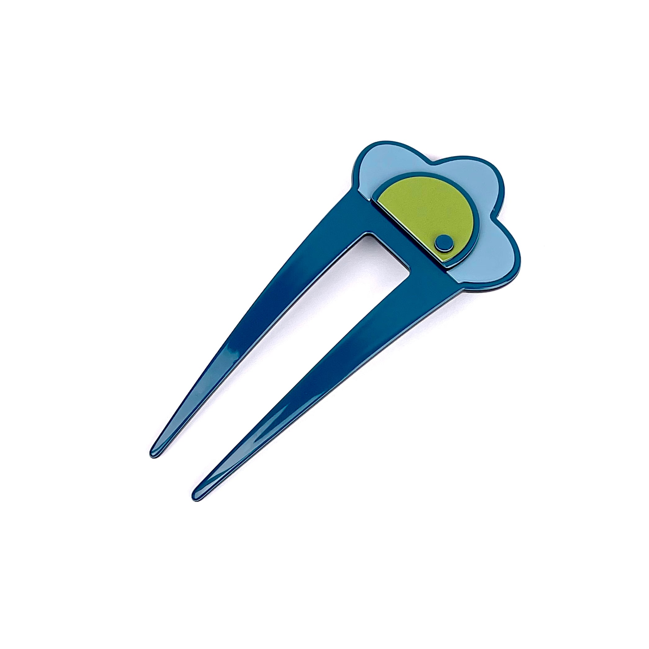 Bibi hair pin - Tealy blue