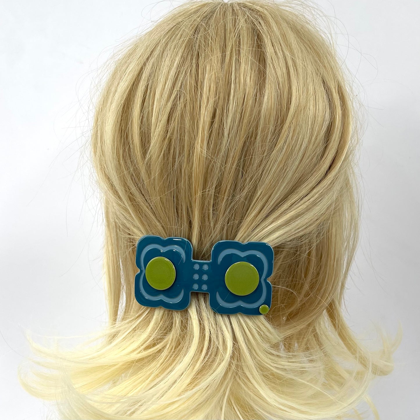 Hanover duo barrette - Tealy blue