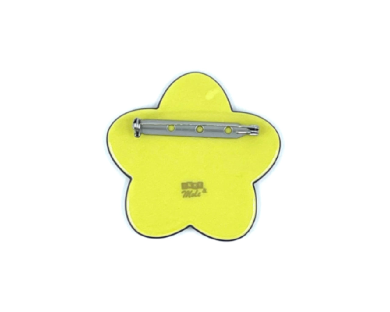 Large Bibi Brooch - Bright Yellow