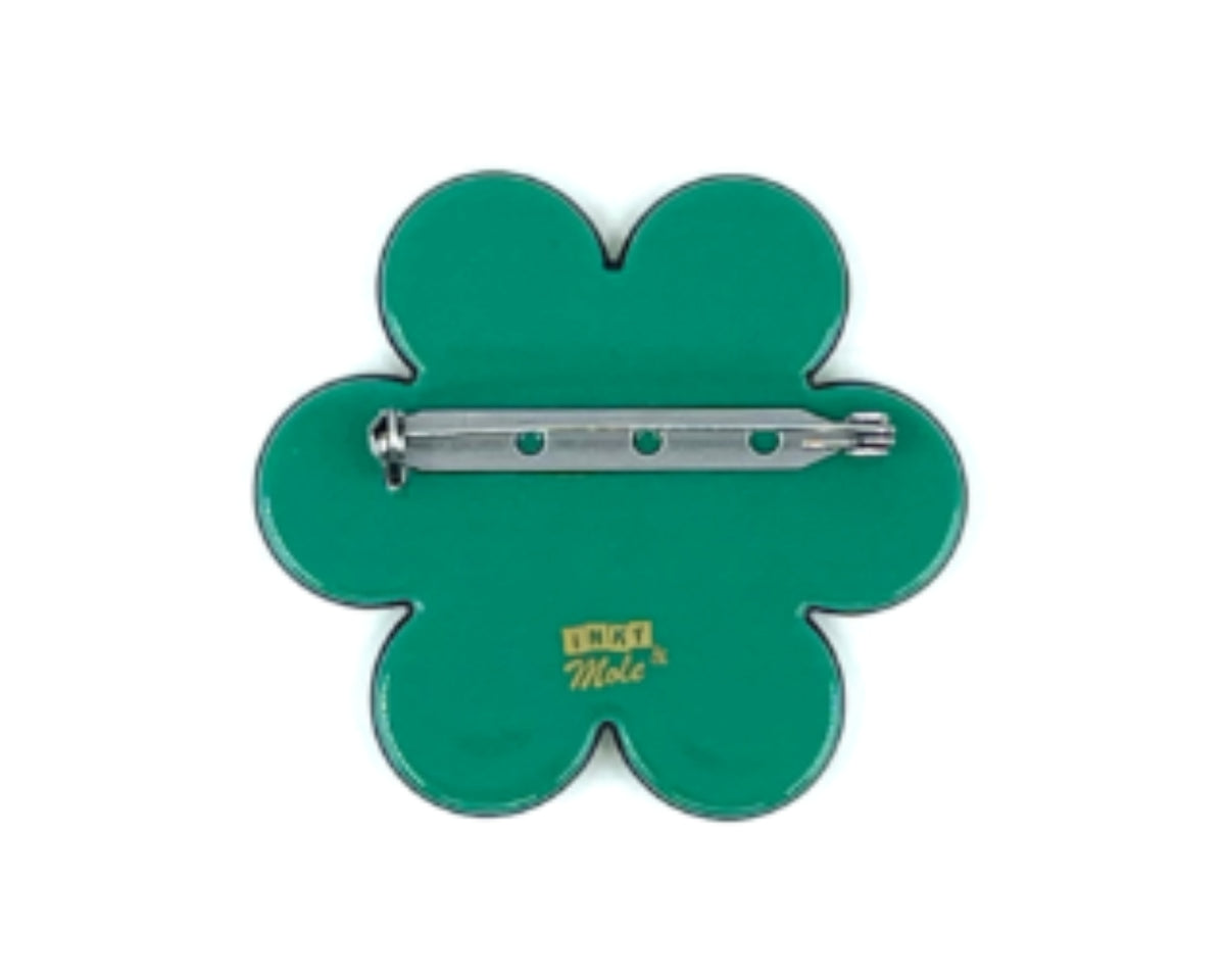 Large Binky Brooch - Green