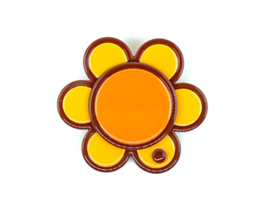 Large Binky Brooch - Yellow