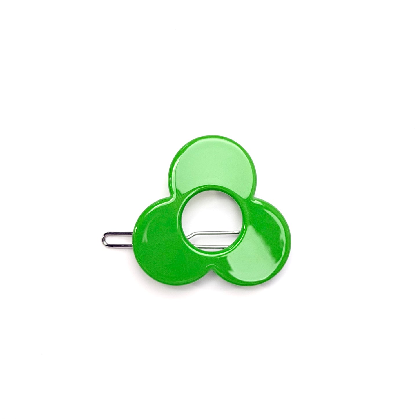 Barcelona Hairclip -bright green