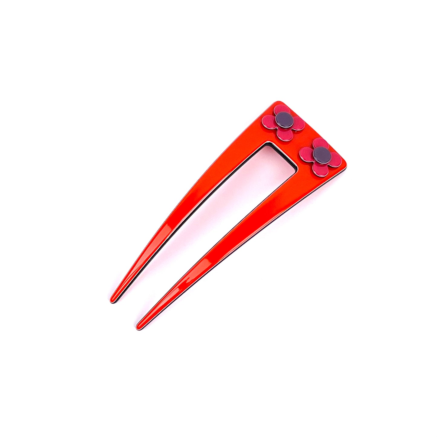 Hanover hair pin - Bright orange
