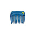 Sorrento stripe side comb - Tealy blue