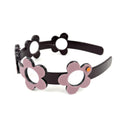 Boston cut-out headband - Deep aubergine