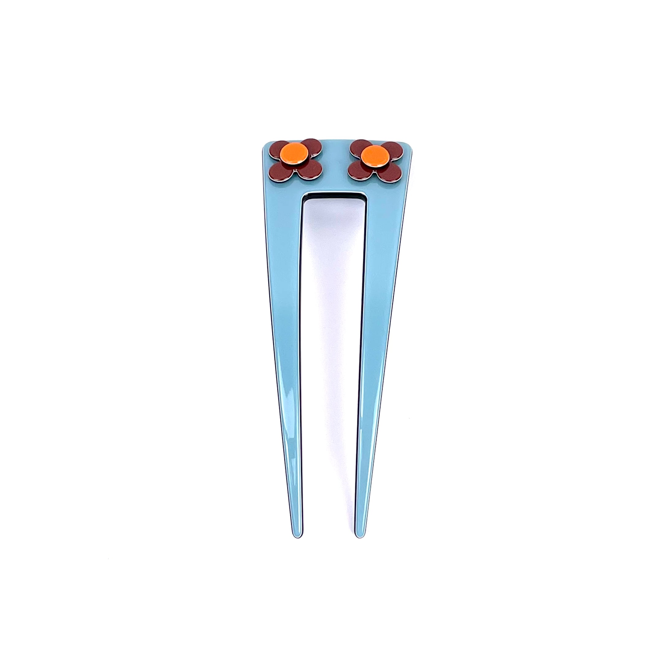 Hanover hair pin - sky blue