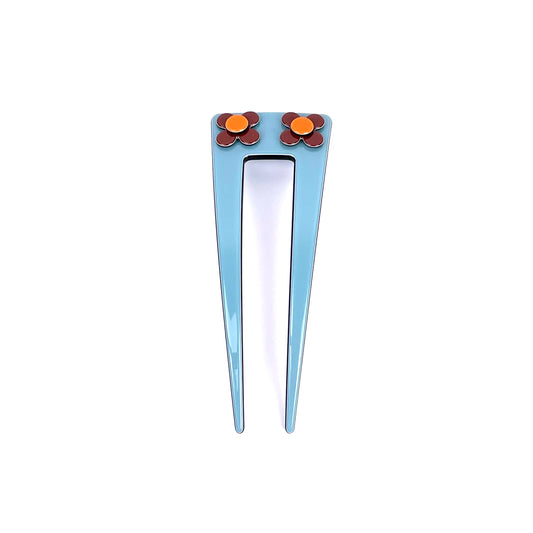 Hanover hair pin - sky blue