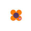 Florence Flower Ring - Dusty orange