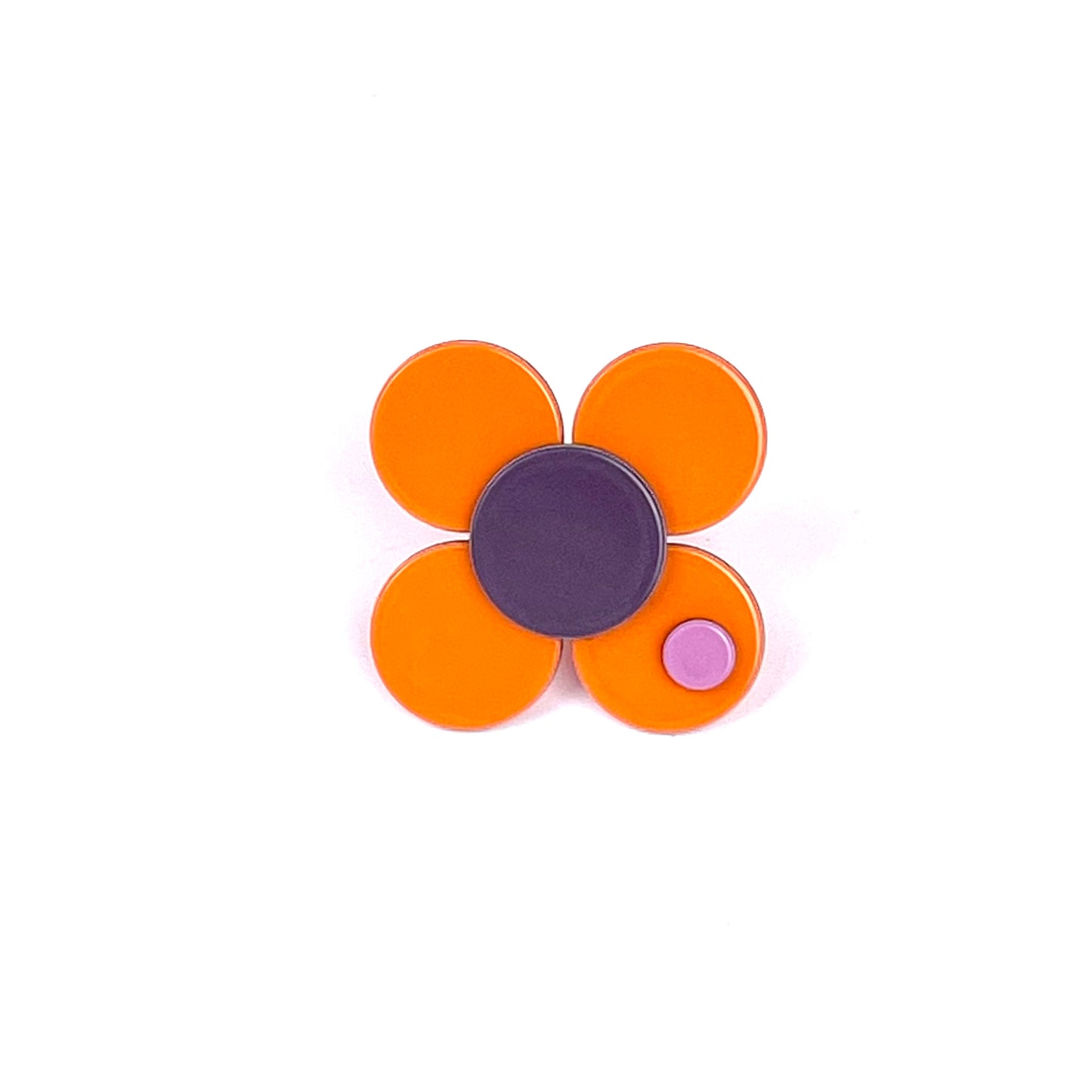 Florence Flower Ring - Dusty orange