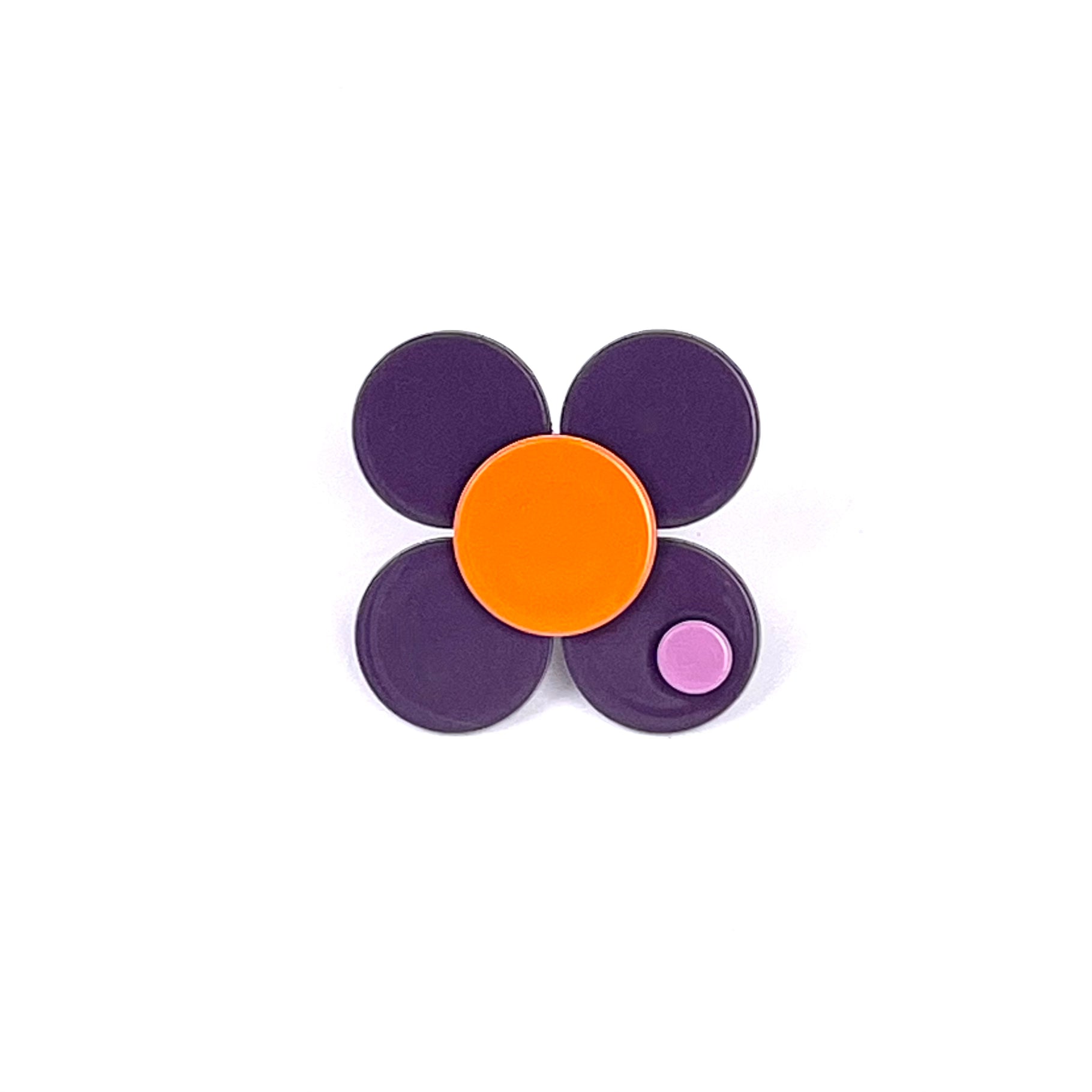 Florence Flower Ring - Grape
