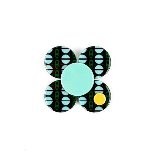 Florence brooch - Blues