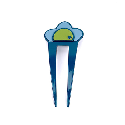 Bibi hair pin - Tealy blue