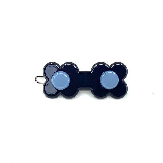 Hanover Duo Hairclip - Navy blue