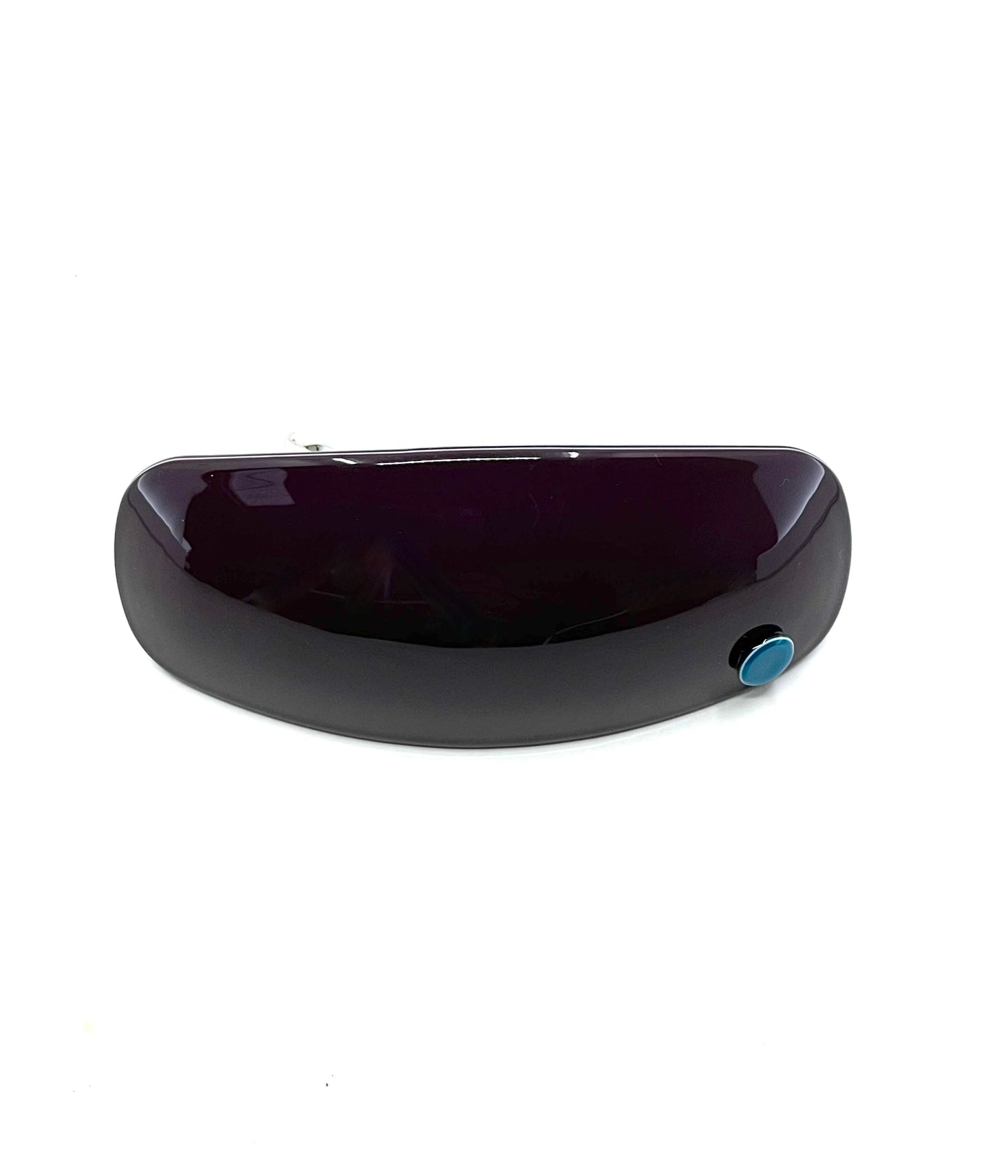 Morocco Barrette - Deep Aubergine