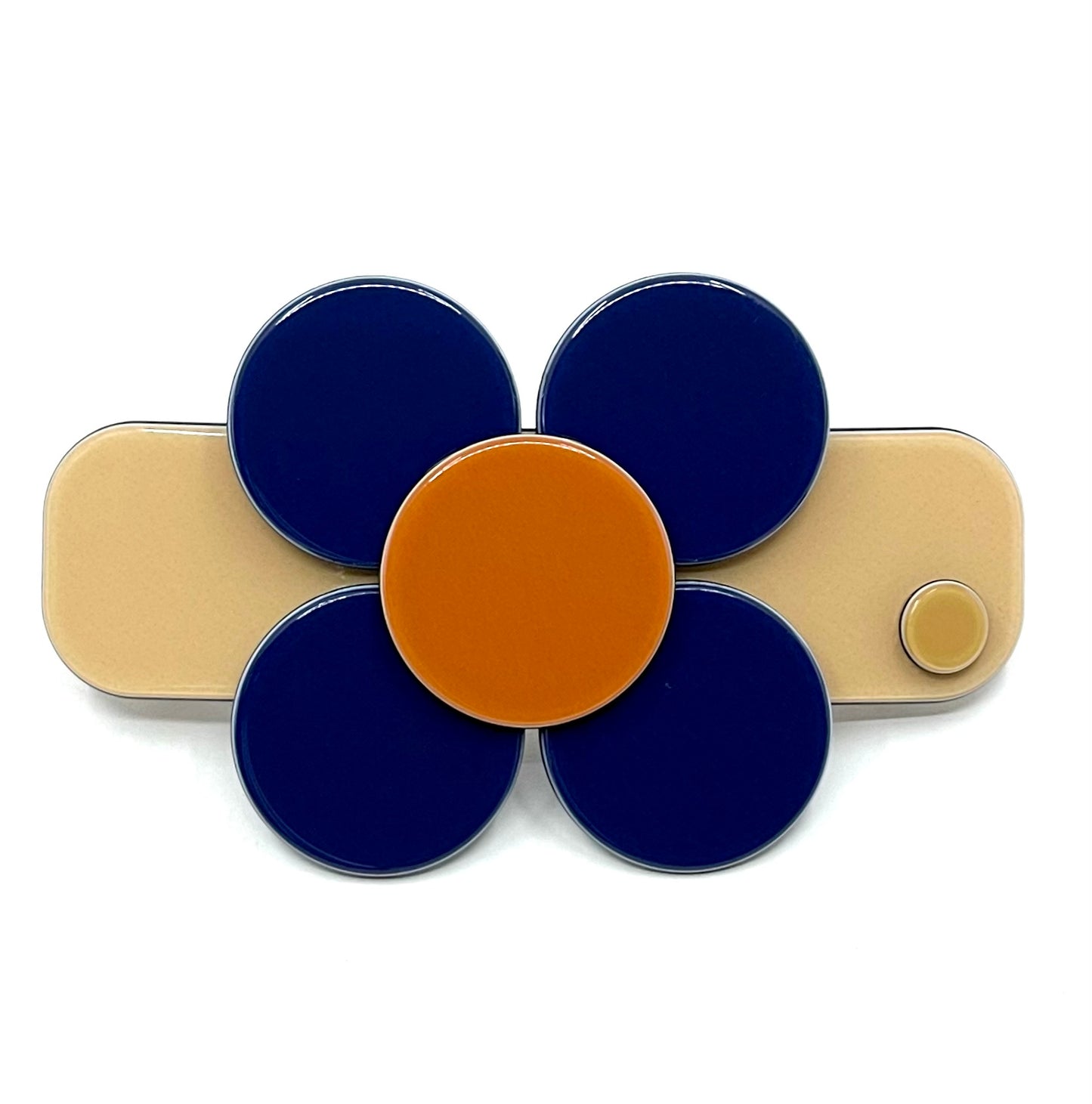Florence - Dark blue/camel
