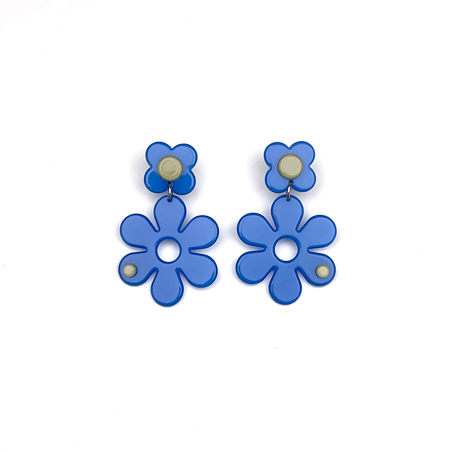 Stockholm drop earrings - Blue