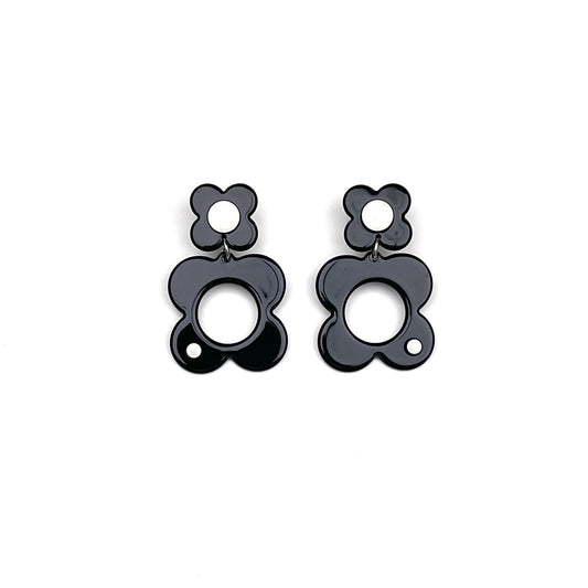 Hanover drop earrings - Black