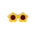 Bibi Earrings- Tangerine Yellow