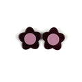 Bibi Earrings- Deep Aubergine