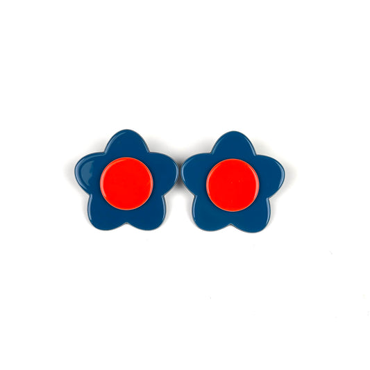 Bibi Earrings- Bright Blue