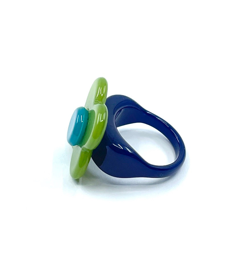 Hanover Ring - Green blue