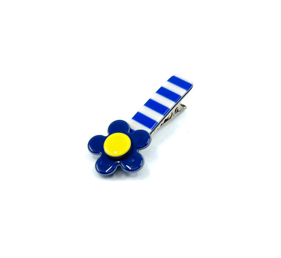 Little Inky flower - blue stripe