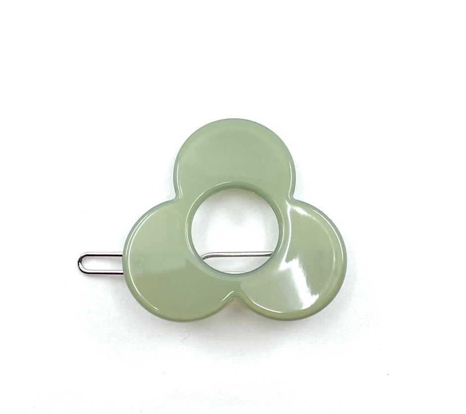 Barcelona Hairclip - Sage green