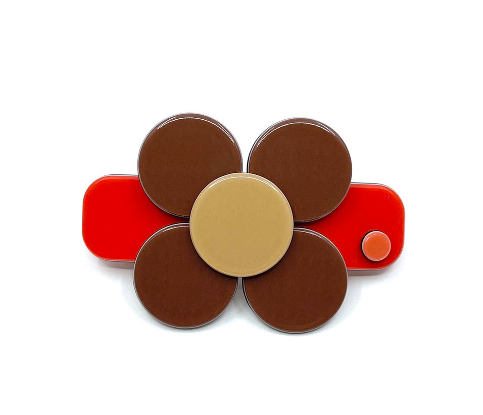 Florence MINI - Bright orange brown