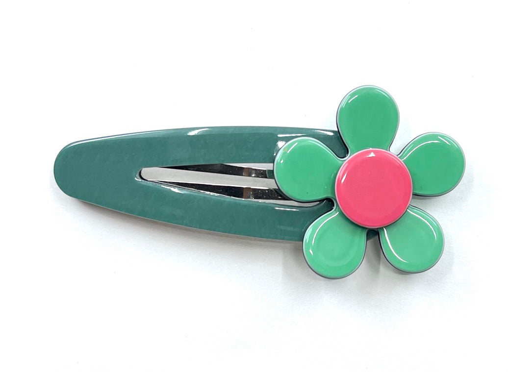 Flat flower click clack - Green