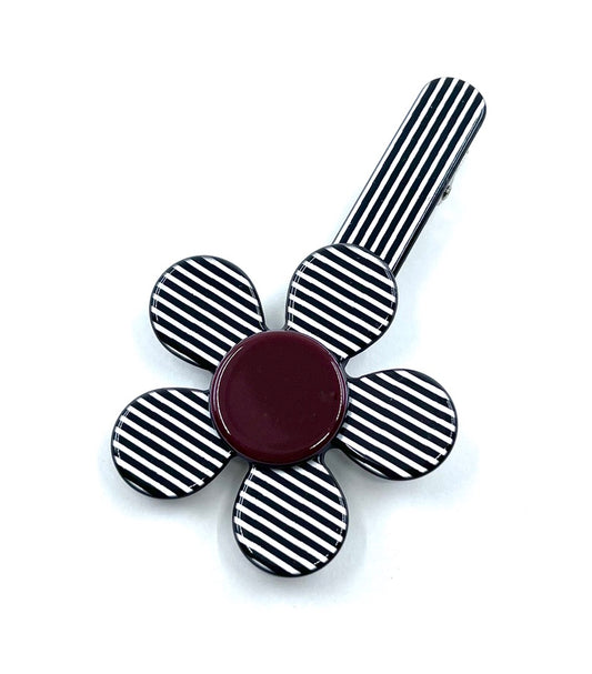 Fab flower - Silver stripe