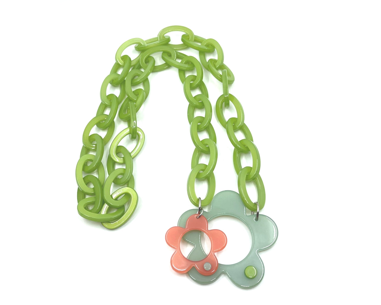 Boston necklace - Duckegg green