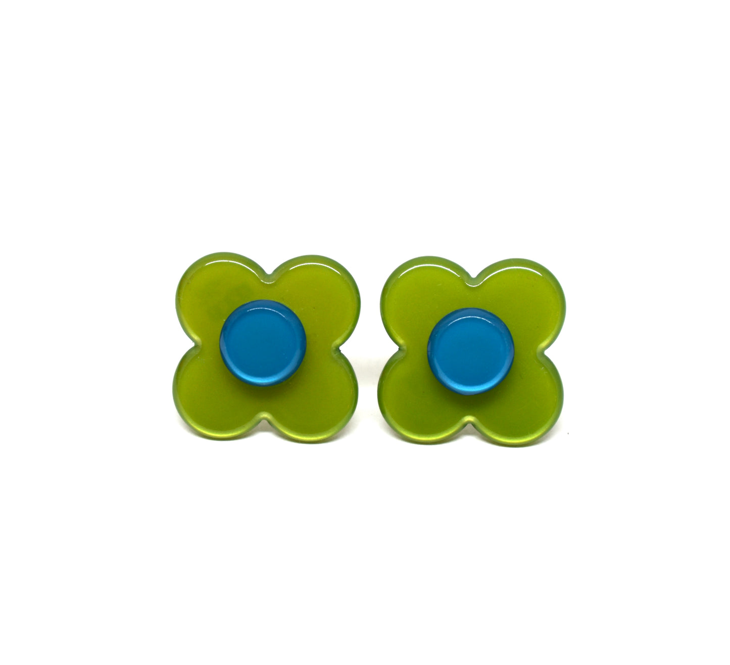 Hanover Earrings - Bright green