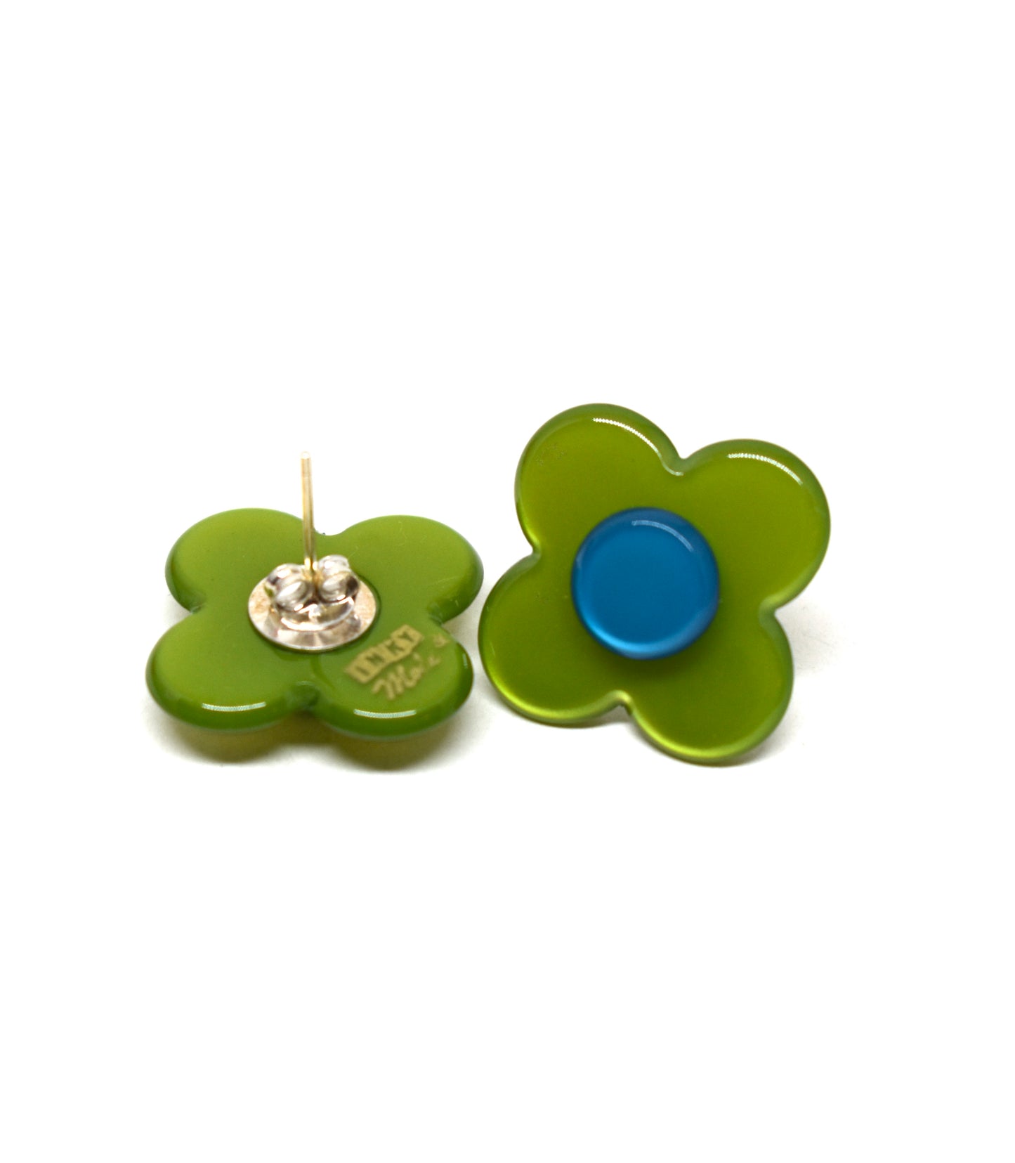 Hanover Earrings - Bright green
