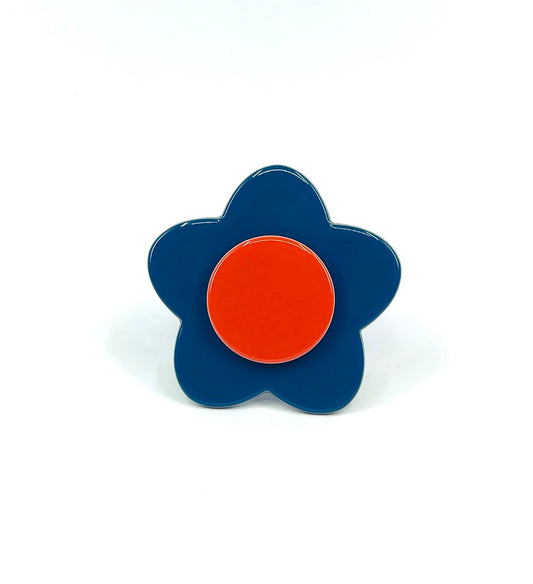 Bibi Ring - Bright blue orange