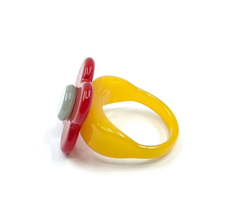 Hanover Ring - Red yellow