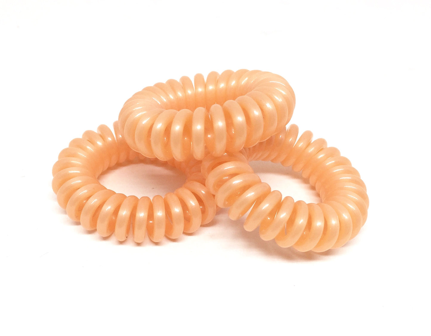 Spiral Hair Ties - No.7 Apricot