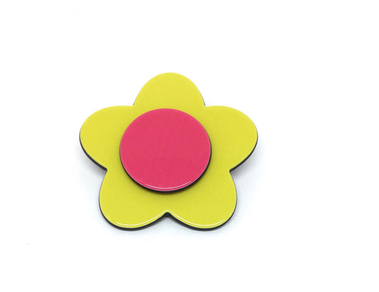 Bibi brooch - Yellow