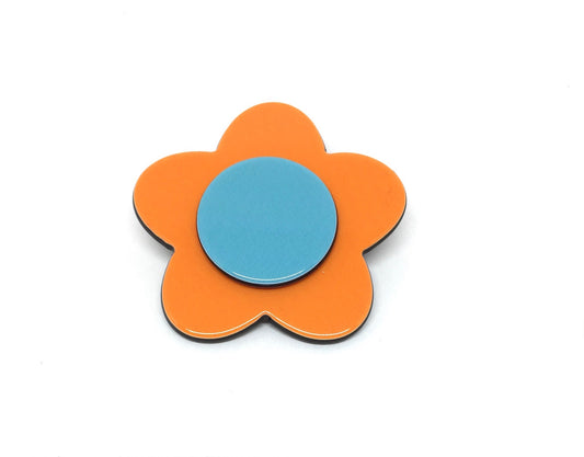 Bibi brooch - Orange