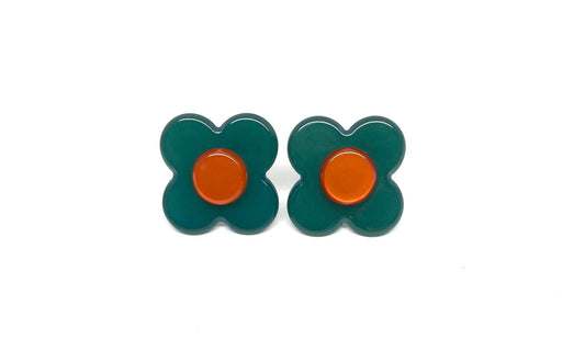 Hanover Earrings - Teal