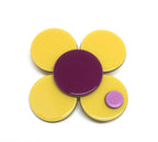 Florence flower - Mustard yellow