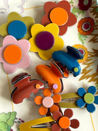 Barcelona mini claw - orange - dusty orange