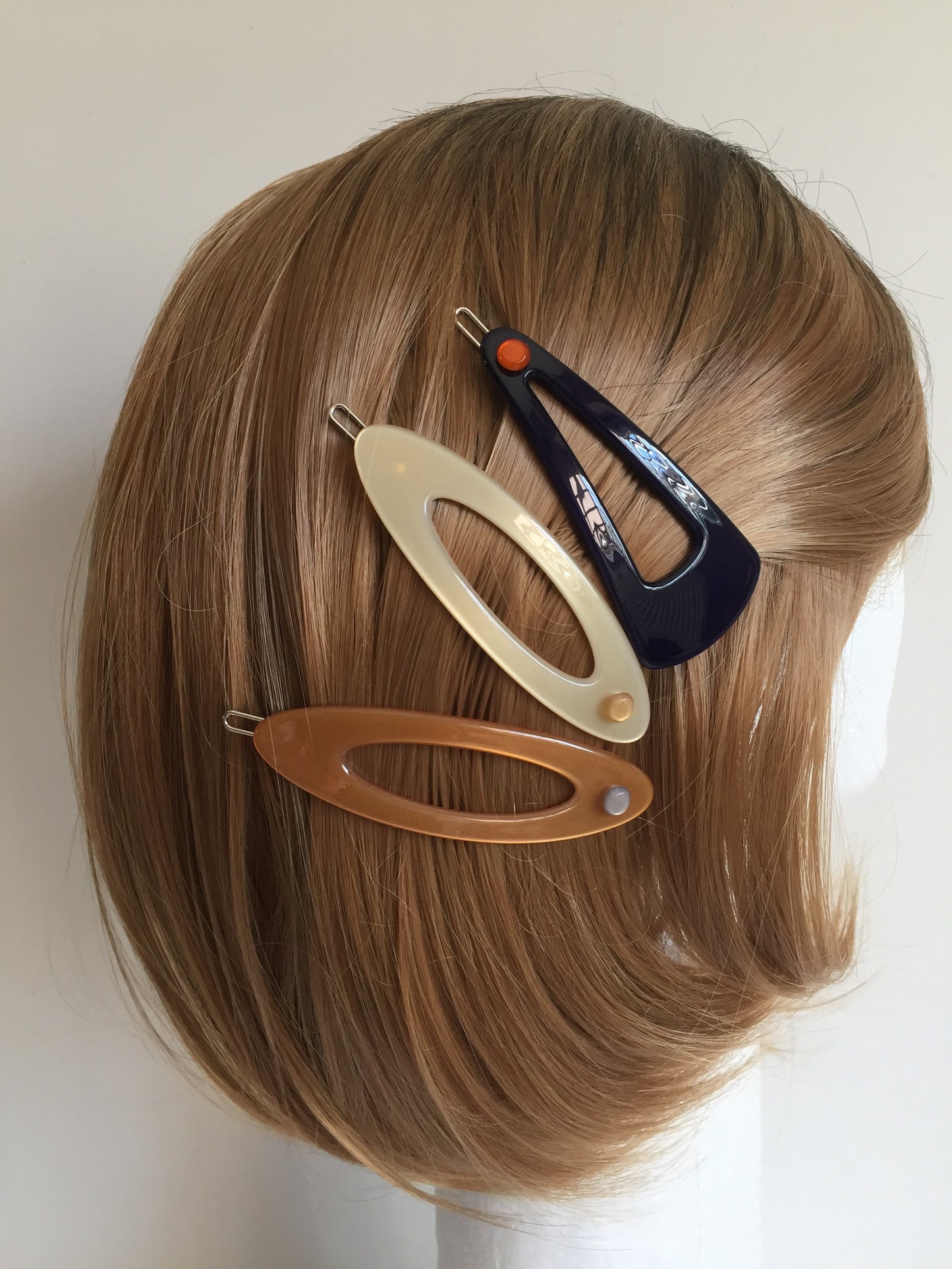 Rome Hairclip - Pale grey