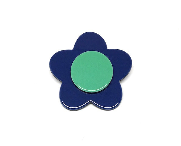 Bibi brooch- Dark blue