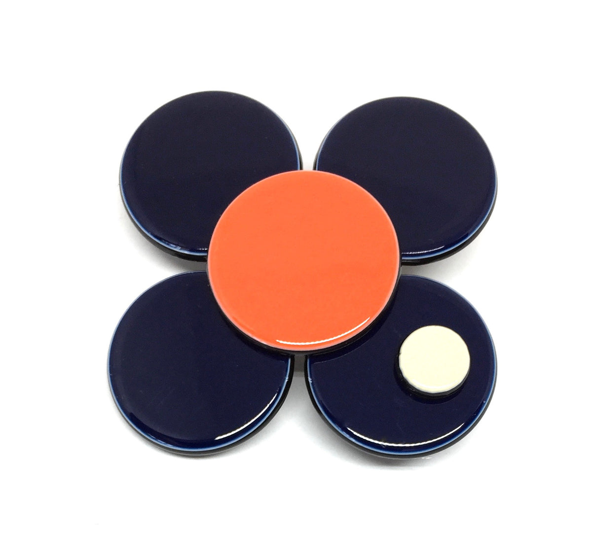 Florence flower - Navy