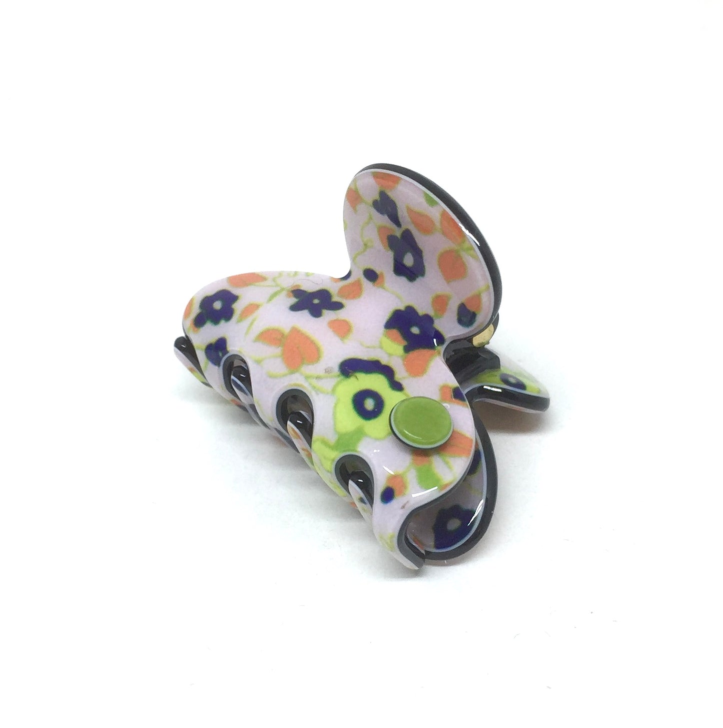 Barcelona mini claw - Green floral